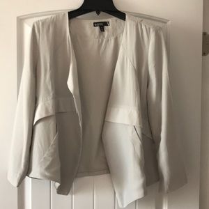 Valette light grey lightweight blazer - Sz: M